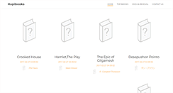 Desktop Screenshot of hapibooks.info
